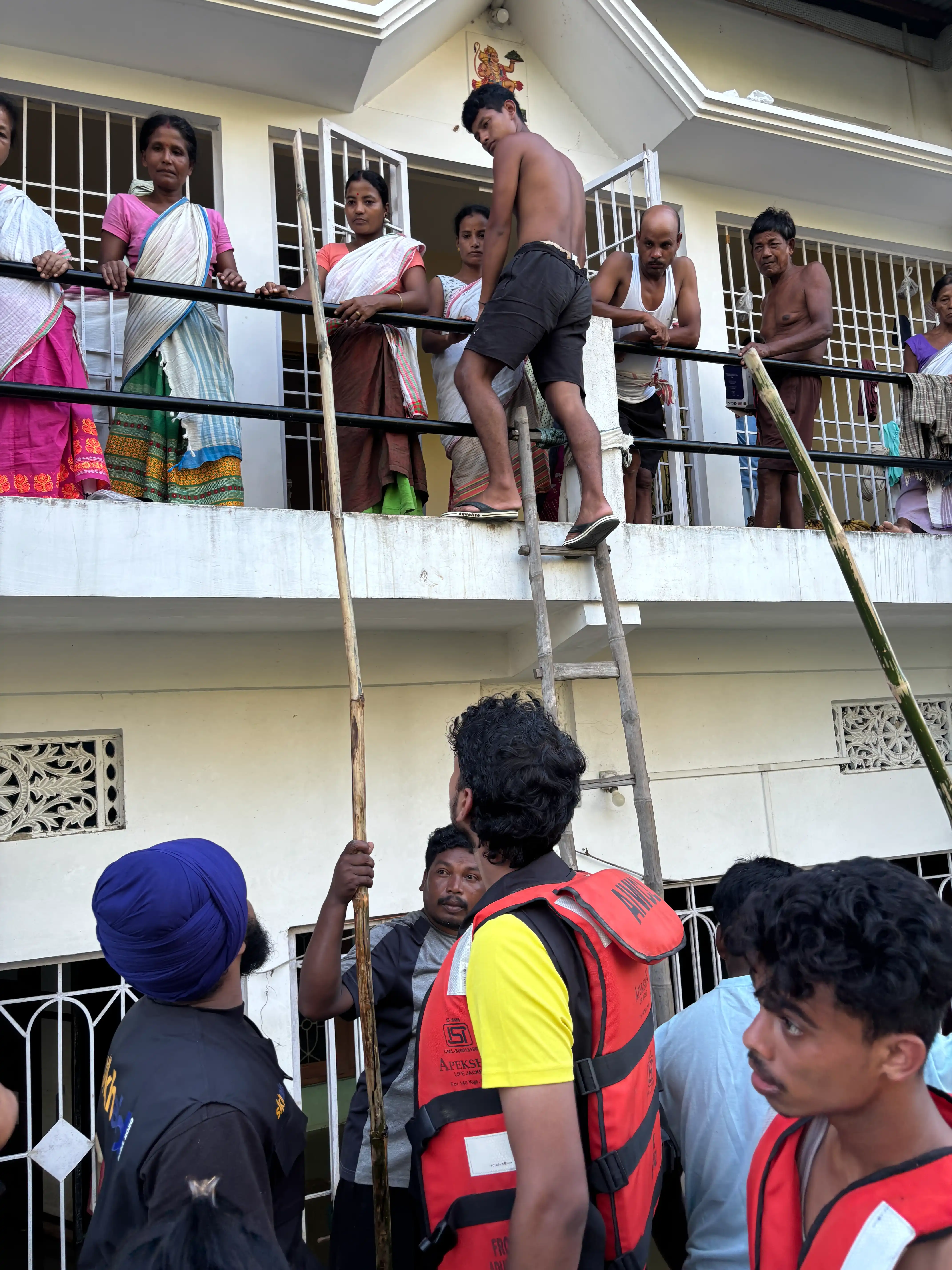 Relief materials handed to flood-affected residents in Assam